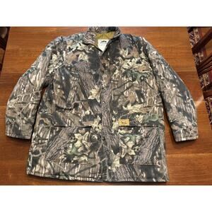 Xl Duxbak Camp Hunting Jacket Camouflage Tree Green Made In USA
